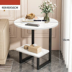 Coffee Table Modern Minimalist Creative Small Table Double-layer Sofa Cabinet