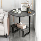 Coffee Table Modern Minimalist Creative Small Table Double-layer Sofa Cabinet